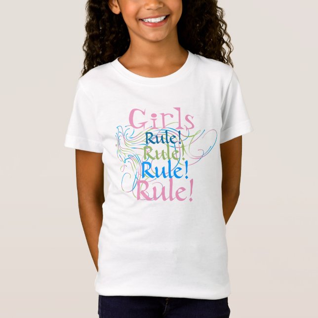Chicas gobiernan la camiseta (Anverso)
