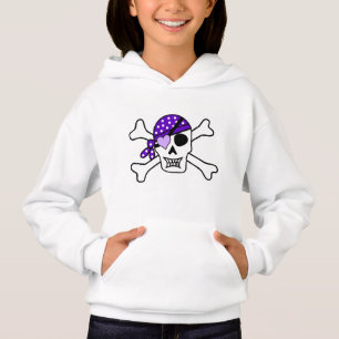 Chicas Hanes ComfortBlend® Hoodie/Pirate Skull