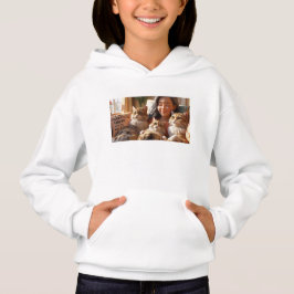 Chicas Hoodie - "Estoy Puramente Feliz Con Mis Gat
