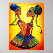 Chicas indios bailando: arte indio