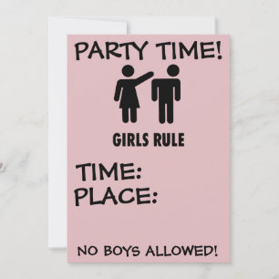 CHICAS INVITACIONES DEL PARTIDO DE BIRTHDAYPARTY "