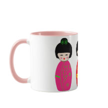 Chicas japoneses de la taza 3