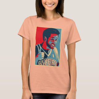 Chicas Justin Poster al estilo Obama camiseta