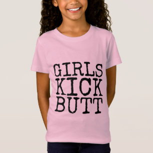 CHICAS KICK BUTT Chica Poder Camisetas