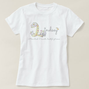 Chicas L camiseta conocida de Lindsey del