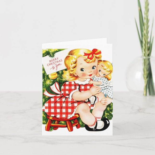 Chicas Lindas de Navidad Vintage (Anverso)