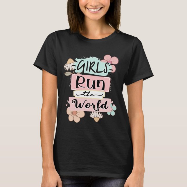 Chicas llevan la camiseta del mundo (Anverso)