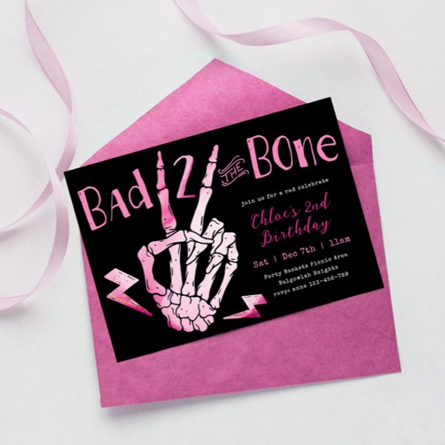 Chicas Malas hasta los Huesos Invitación Segundo C (Subido por el creador)