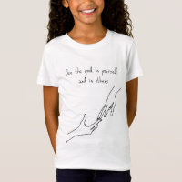chicas mano cita motivadora camiseta impresa