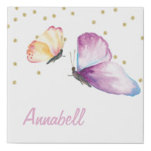 chicas mariposas arte en la pared