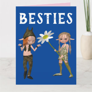 CHICAS MEJORES AMIGOS CUMPLEAÑOS BESTIES TARJETAS 