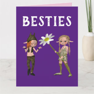 CHICAS MEJORES AMIGOS CUMPLEAÑOS BESTIES TARJETAS