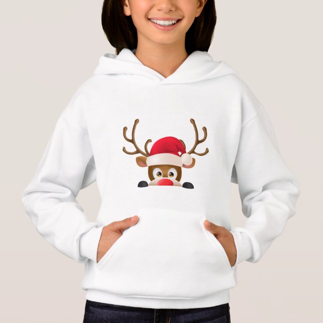 Chicas Navidades Pullover Hoodie (Anverso)