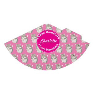 Chicas nombrados Gorra Fiesta con Hámster Gris y 
