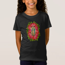 Chicas Nuestra Señora de la camiseta de Guadalupe