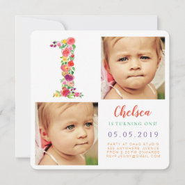 Chicas Número 1 Tarjetas Fotográficas del primer c