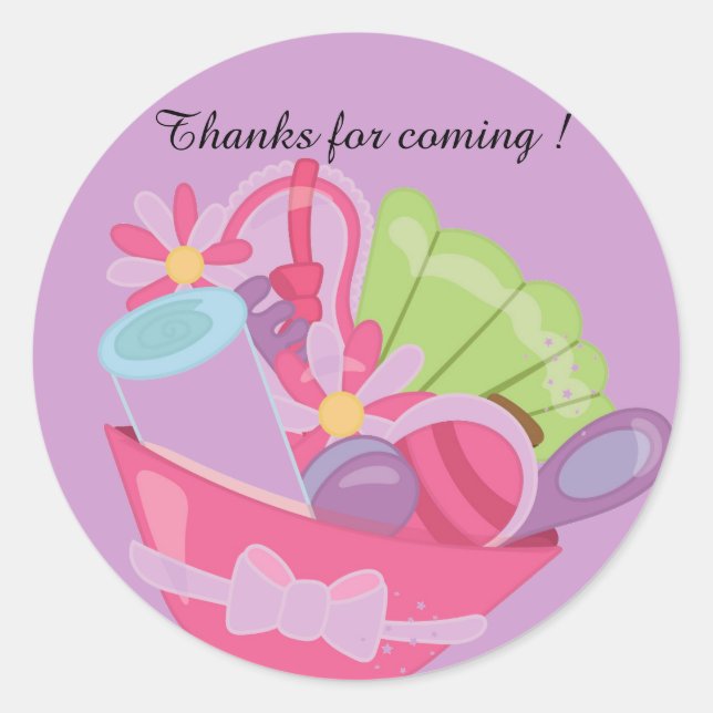 Chicas Pegatinas de Spa (Anverso)