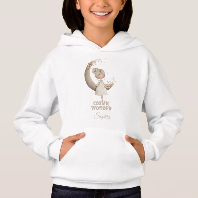 Chicas personalizados de la luna de hadas cósmicas (Anverso)