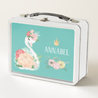 Chicas personalizados floral Swan