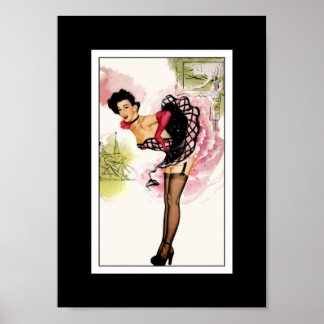 Chicas Pin up Arte Impresión Vintage Retro