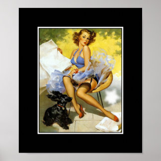 Chicas Pin up Arte Impresión Vintage Retro