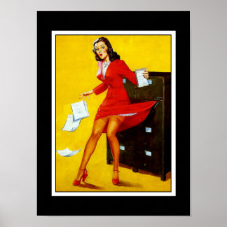 Chicas Pin up Arte Vintage Impresión Retro