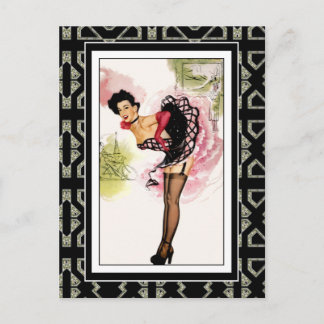 Chicas Pin up de tarjeta postal Arte Impresión Ret