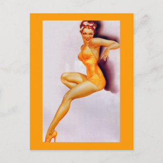 Chicas Pin up de Tarjeta Postal Arte Vintage Impre