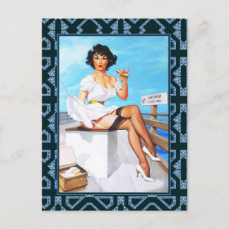 Chicas Pin up de Tarjeta Postal Arte Vintage Impre