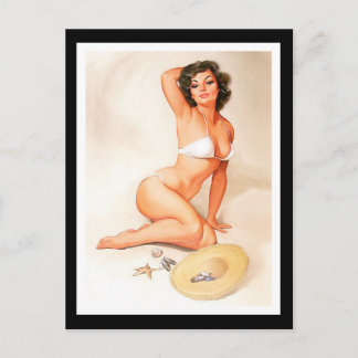Chicas Pin up de Tarjeta Postal Arte Vintage Impre