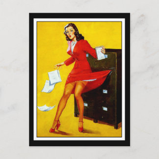 Chicas Pin up de Tarjeta Postal Arte Vintage Impre