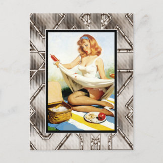 Chicas Pin up de Tarjeta Postal Arte Vintage Impre