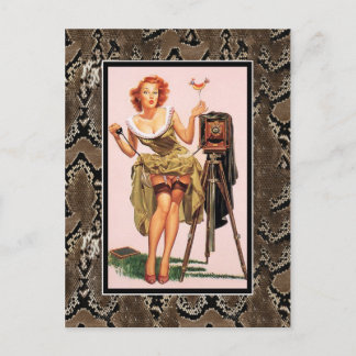 Chicas Pin up de tarjeta postal Arte Vintage Impre