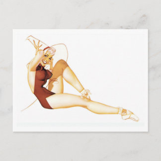 Chicas Pin up de tarjeta postal Arte Vintage Impre