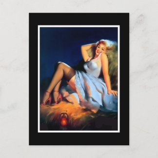 Chicas Pin up de Tarjeta Postal Arte Vintage Impre