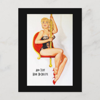 Chicas Pin up de tarjeta postal Arte Vintage Retro