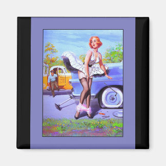 Chicas Pinup Arte Imanes Vintage Retro