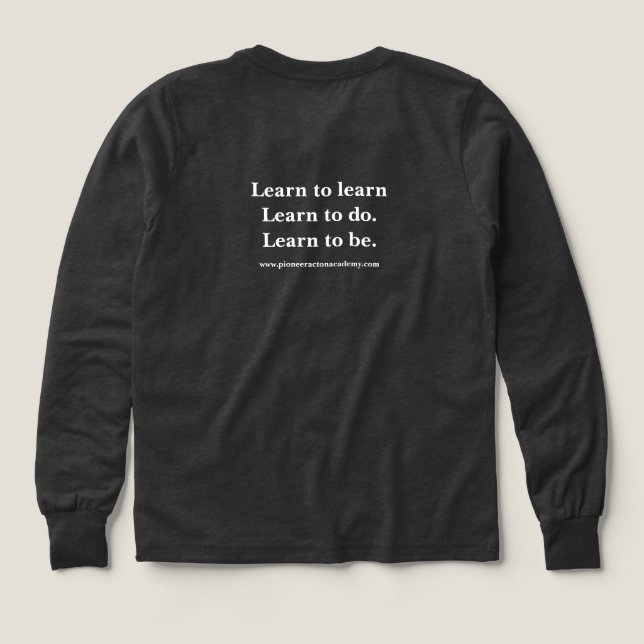 Chicas pioneros de la Academia Acton Tri-Blend Lon (Reverso )