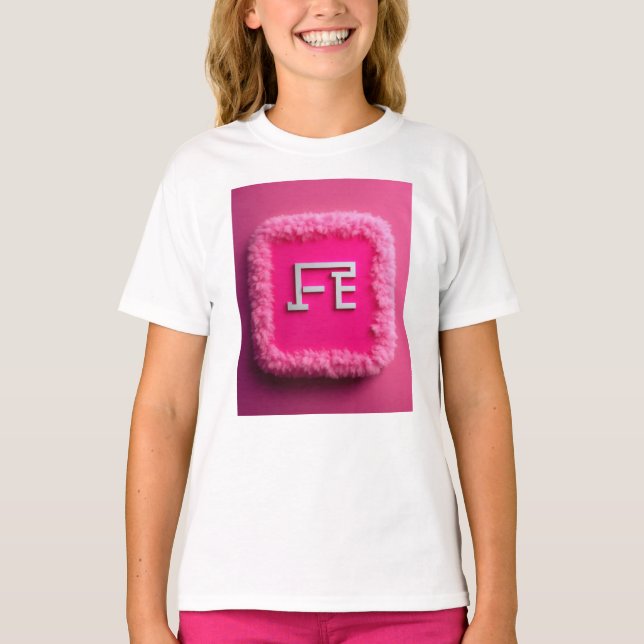 Chicas Plantilla de ropa 3D Chicas Niños Camiseta (Anverso)