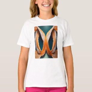 Chicas Plantilla de ropa Alas Chicas Camiseta para