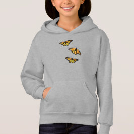 Chicas Pullover Hoodie Tres Monarcas