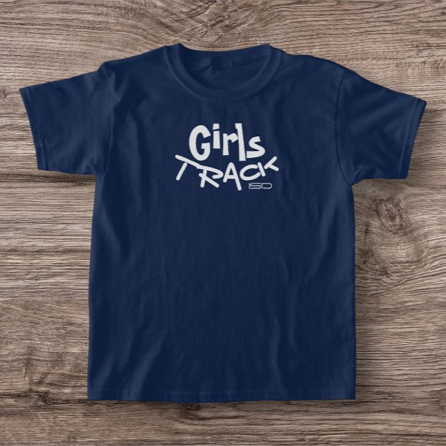 Chicas rastrean camiseta básica (Subido por el creador)