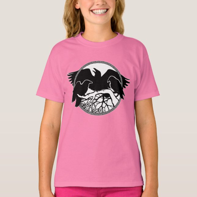 Chicas Raven Camisetas Raven / Crow Art Camiseta p (Anverso)