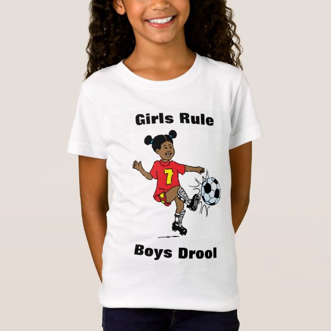Chicas regla, camiseta de los chicas del Drool de (Anverso)
