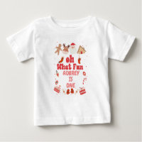 Chicas retro Oh Qué Camiseta De Primer Cumpleaños 