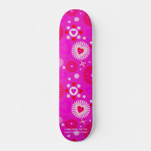 CHICAS ROCK PRO SKATEBOARD - FUSIA ROSA CALIENTE -