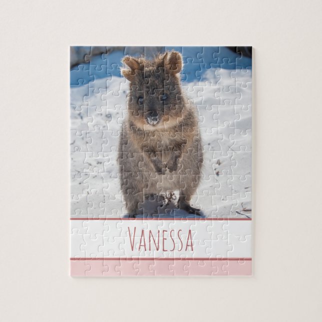 Chicas rosados niños rompecabezas personalizados d (Vertical)