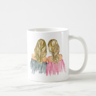 Chicas rubios de la taza dos del regalo de los