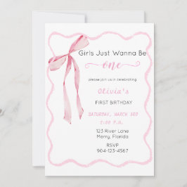 Chicas solo quieren ser una invitación de cumpleañ