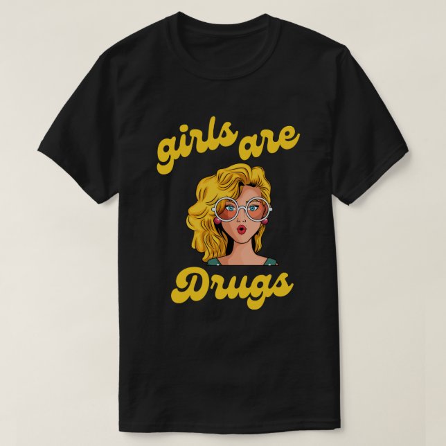 chicas son camisetas de drogas (Diseño del anverso)
